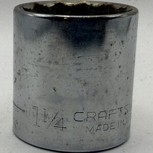 Craftsman Socket 1 1/4 Inch 12 Point USA Made V Series 47517 1/2 Drive